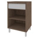 Ver imagem 2 de Balcão Indekes Stella 60cm 1 Porta 1g com Tampo Noce Off