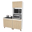 Ver imagem 6 de Conjunto Cozinha Modular Balcão Cooktop Torre Quente