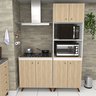 Conjunto Cozinha Modular Balcão Cooktop Torre Quente - 1