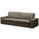 Ver imagem 7 de Sofá Retrátil Reclinável para Sala 3 Lugares 210cm Varsov F04 Veludo Amêndoa - Lyam Decor