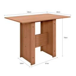 Mesa de Jantar 4 Lugares Milano - 2