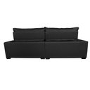 Ver imagem 6 de Sofá de Courino Retrátil e Reclinável 2,75m Cama inBox Bourbon SoftGel D40 Preto