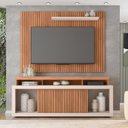 Ver imagem 1 de Rack com Painel para TV até 70 Polegadas MDF 224CMX224CM Valença Marrom