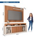 Ver imagem 5 de Rack com Painel para TV até 70 Polegadas MDF 224CMX224CM Valença Marrom