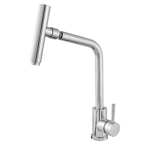 Torneira Monocomando Arejador Articulado Cromado Allen:Cromado