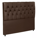 Ver imagem 1 de Cabeceira Casal para Cama Box 140x128cm Veludo Espuma D20 