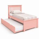 Ver imagem 2 de Cama + Cama Auxiliar Solteirão Ecoconfort Rosa