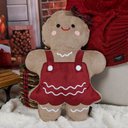 Ver imagem 3 de Almofada Pelucia Biscoito de Gengibre 37x52cm Gingerbella Natal