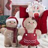 Almofada Pelucia Biscoito de Gengibre 37x52cm Gingerbella Natal - 4