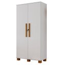 Ver imagem 1 de Armário Multiuso 100% Mdf 2 Portas C/ Chave Dream Branco