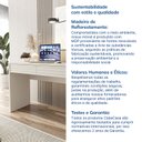 Ver imagem 6 de Escrivaninha Mesa Escritório 2 Gavetas Samambaia CabeCasa MadeiraOriginals