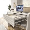 Ver imagem 4 de Escrivaninha Mesa Escritório 2 Gavetas Samambaia CabeCasa MadeiraOriginals