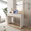 Ver imagem 1 de Escrivaninha Mesa Escritório 2 Gavetas Samambaia CabeCasa MadeiraOriginals