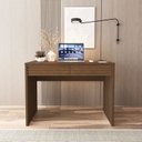 Ver imagem 2 de Escrivaninha Mesa Escritório Samambaia 2 Gavetas 108,2cm CabeCasa MadeiraOriginals Freijó Marrom