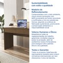 Ver imagem 6 de Escrivaninha Mesa Escritório 2 Gavetas Samambaia CabeCasa MadeiraOriginals