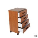 Ver imagem 7 de Cômoda Quarto Multiuso Compacta 4 Gavetas - Cinamomo