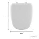 Ver imagem 4 de Assento Sanitário Termofixo Slow Close e Easy Clean Ap.816.17 Branco Deca