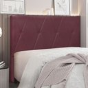 Ver imagem 6 de Cabeceira Para Cama Box Queen Aquilla 160cm Veludo - SSX Multicoisas Spezzia Púrpura