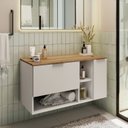 Ver imagem 1 de Gabiente para Banheiro Suspenso 2 Portas