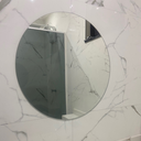 Ver imagem 2 de Espelho de Parede Redondo Lapidado Decoração Premium Sala Quarto Escritório Salão 60cm