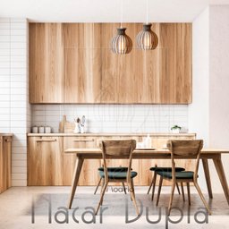 Luminaria Pendente Desmontada Duplo Cr Nacar E27 Madeira Mdf Cor:branco - 3