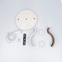 Ver imagem 7 de Luminaria Pendente Desmontada Duplo Cr Nacar E27 Madeira Mdf Cor:branco