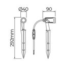 Ver imagem 4 de Espeto para Jardim Stella S.ground Led 3w Bivolt Preto