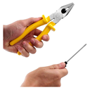 Ver imagem 3 de Kit Alicate Universal 8'' Isolado + Chave Fenda 1/8x3''