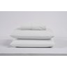 Kit Jogo de Cama Casal 200 Fios Toque Macio 200% Algodão 3 Peças:branco - 1