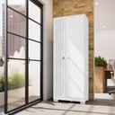 Ver imagem 2 de Armário Multiuso Lavanderia Organizador Dora Branco - Pallazio