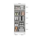 Ver mais imagens de Armário Multiuso Lavanderia Organizador Dora Branco - Pallazio