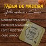 Kit 15 Tábua de Frios Servir Hamburguer Madeira Maciça 29x20 - 2