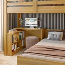 Ver imagem 5 de Beliche Multifuncional Solteiro Adulto com Escrivaninha Star Office Casatema MadeiraOriginals