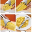 Ver imagem 3 de Raspador Espiga Milho Descascador Debulhador Cortador Inox
