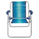 Ver imagem 2 de Cadeira Infantil Alta Alumínio Azul