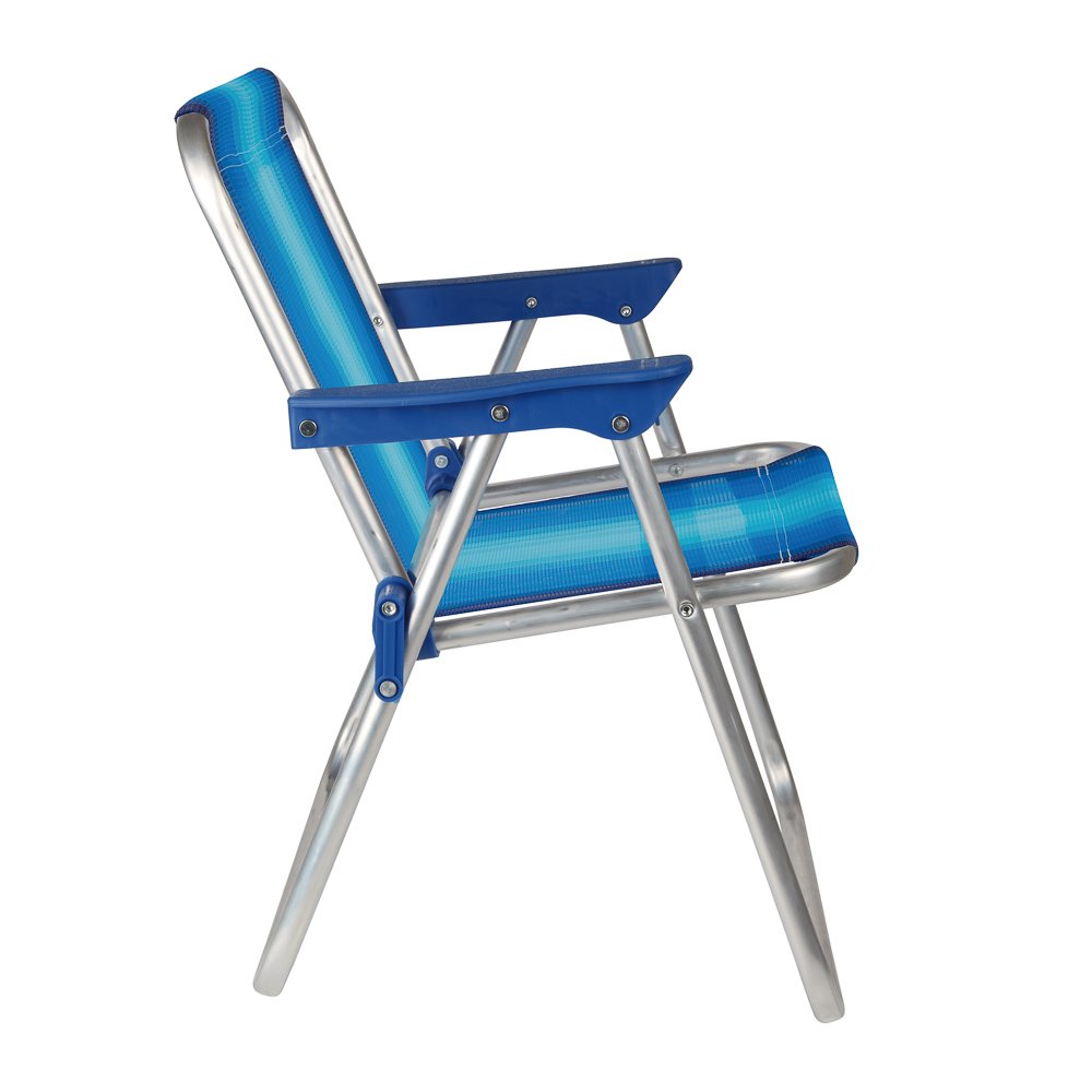 Cadeira Infantil Alta Alumínio Azul - 3