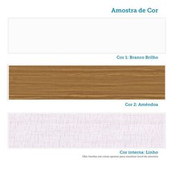 Quarto de Bebê Berço com Capitonê Guarda-roupa e Cômoda 100% Mdf Retrô Kakau Espresso Móveis - 15