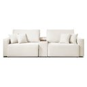 Ver imagem 4 de Sofá 2 Lugares Reclinável 152cm Modulado Console Usb Benedict Boucle K01 - D'rossi