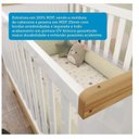 Ver mais imagens de Quarto de Bebê com Berço e Guarda-Roupa com Janelas 100% MDF Retrô Kakau Espresso Móveis Branco/Brilho/Amêndoa