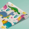 Papel de Parede Infantil - Dinossauros Coloridos Arte Destaque 1,50 Metros - 3
