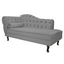 Ver imagem 1 de Diva Recamier Diana 140cm Lado Direito Suede - Doce Sonho Móveis ML/R1/DIANA/140/D/S Cinza