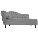 Ver imagem 2 de Diva Recamier Diana 140cm Lado Direito Suede - Doce Sonho Móveis ML/R1/DIANA/140/D/S Cinza