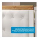 Ver mais imagens de Quarto de Bebê Berço com Capitonê e Guarda-Roupa com Janelas 100% MDF Retrô Kakau Espresso Móveis Branco/Brilho/Amêndoa