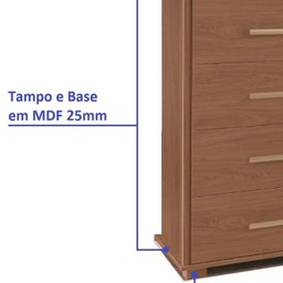 Cômoda 8 Gavetas 100% MDF Lis - 7