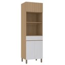 Ver imagem 1 de Torre Quente Modulado 70cm 2 Nichos 1 Gaveta 4 Portas Slim Luciane