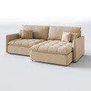 Ver imagem 2 de Sofá Cama para Sala de Estar Luna Estofados Molas