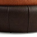 Ver imagem 7 de Poltrona Decorativa Safira Base Giratoria Linho Color Trend e Courino Tca 303 Tcs 721 Moll