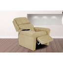 Ver imagem 1 de Poltrona Reclinável C/ Massagem P/ Sala Mh 1216 Two Way Courano Creme - Herval