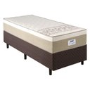 Ver imagem 1 de Cama Box Conjugado Solteiro com Colchão 88x62x188 Los Angeles Plus Gazin Cr35328 Areia-branco-
