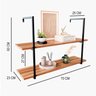 Prateleira Moderna Lumber P com 70cm - 3